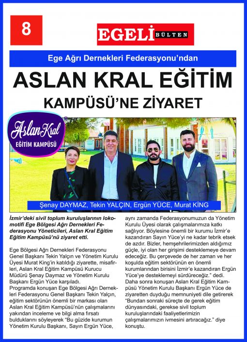 ASLAN KRAL EĞİTİM KAMPÜSÜ