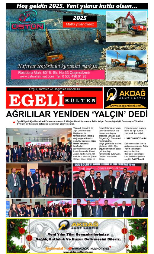 Egeli Bülten Gazetesi Aralık 2024